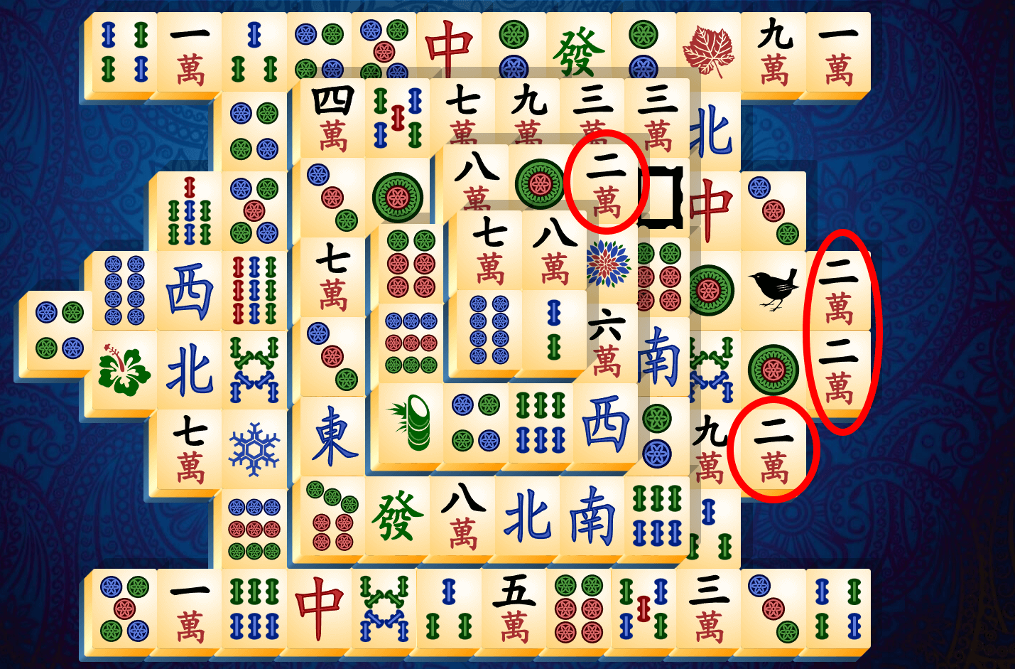 Tutorial de Mahjong Solitario, paso 3
