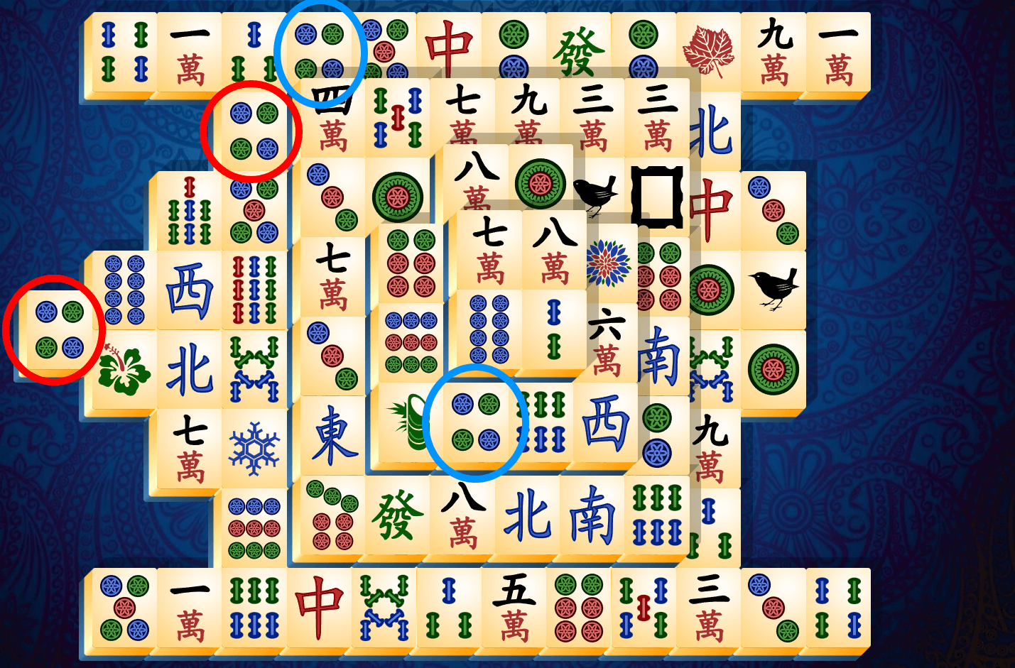 Tutorial de Mahjong Solitario, paso 4